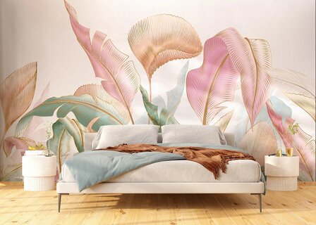 Exotic Leaves fotobehang XL