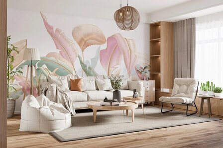 Exotic Leaves fotobehang XL