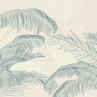 Subtle Palms vlies fotobehang XL