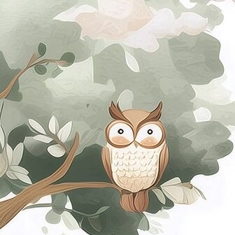 Bosdieren fotobehang Feest in het Bos