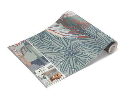 Tropisch fotobehang Patterned Palms