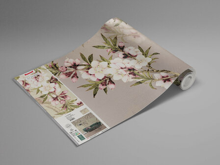 Bloesem fotobehang Love Birds