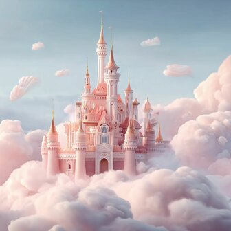 Droomkasteel in de Wolken fotobehang
