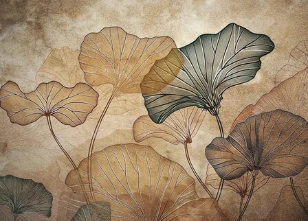 Nostalgic Tropics fotobehang