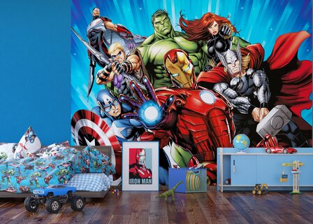 Avengers behang Heroes XL
