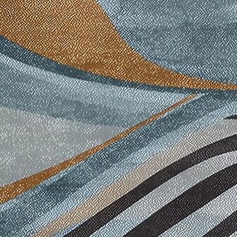Abstract fotobehang Blauwe Lijnen
