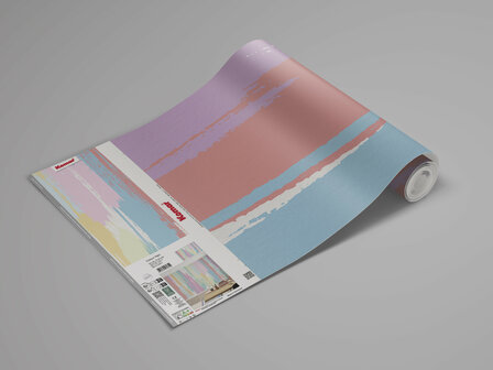 Abstract fotobehang Colour Rain