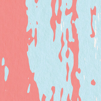 Abstract fotobehang Colour Rain