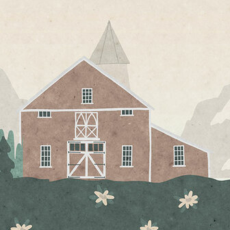 Kinderkamer behang Little Farm