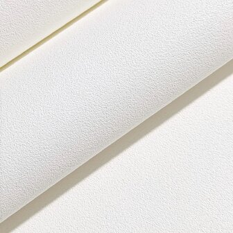 Vinyl/vlies behangrol WIT