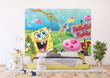 SpongeBob fotobehang Jellyfish Fields 