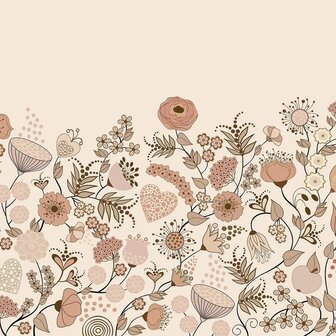 Blooming Garden Pink fotobehang