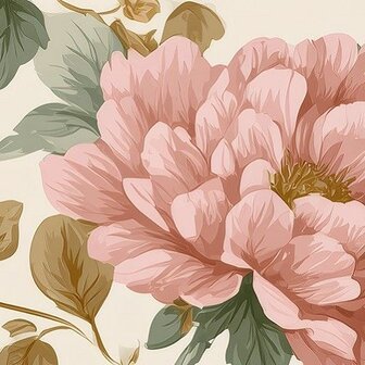 Pioenrozen bloemen fotobehang Vintage Peony