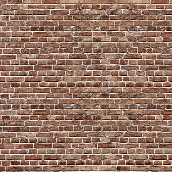 Rode Bakstenen Muur fotobehang