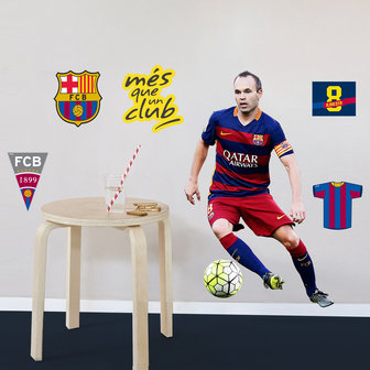 Iniesta muursticker