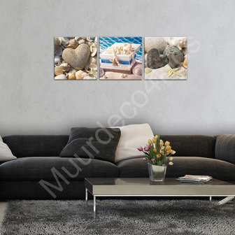 Strand canvasdoek set 3-delig