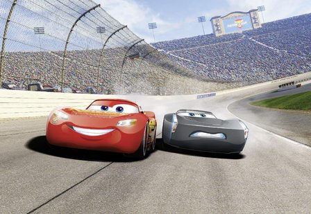 Cars 3 fotobehang Curve