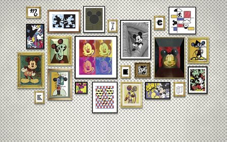 Mickey Mouse Art Collection fotobehang