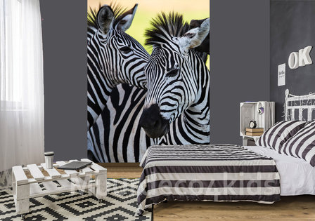 jungle behang Zebra