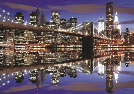 New York fotobehang Brooklyn Bridge