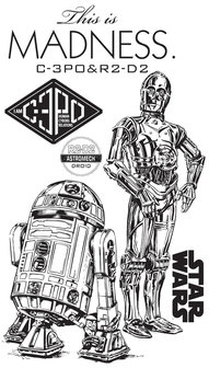 Star Wars muurstickers Droids XXL