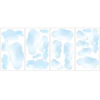 Wolken muurstickers RMK1250SCS