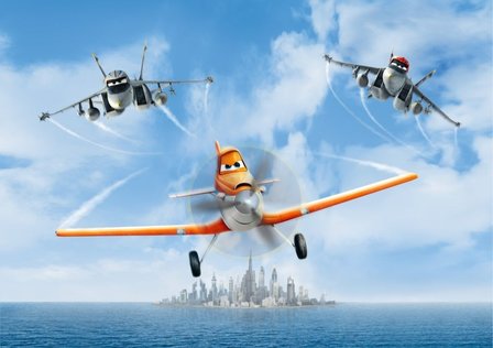 Disney Planes fotobehang L - Sky