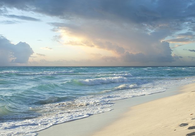 Strand behang Golven