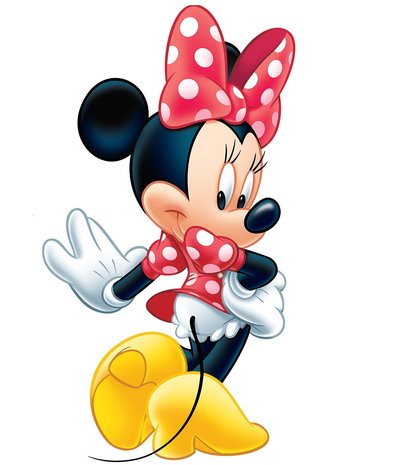 langzaam kleur Supersonische snelheid Minnie Mouse muurstickers L | Muurdeco4kidss