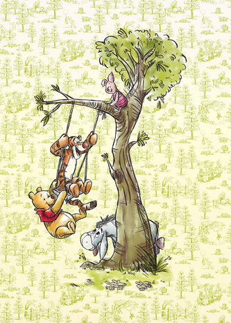 Winnie the Pooh behang In the Wood