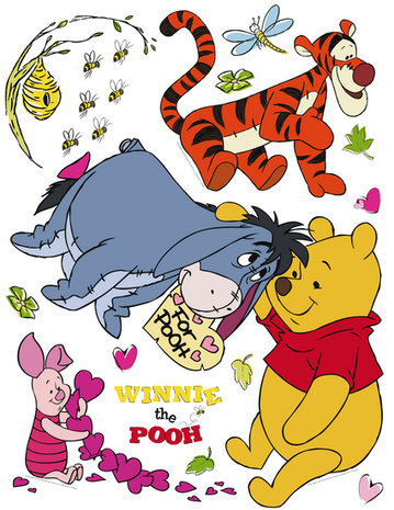 Winnie the Pooh muurstickers XL