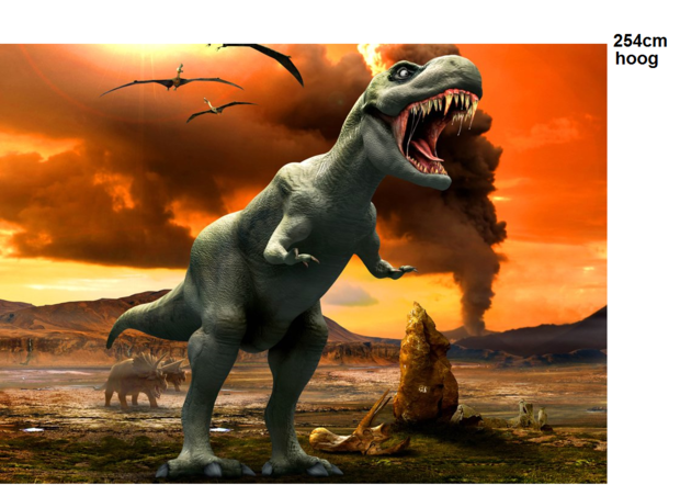 Dinosaurus vliesbehang T-Rex XL
