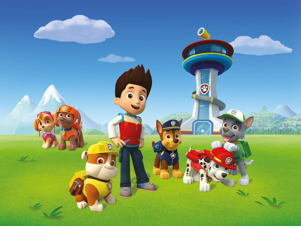 Paw Patrol fotobehang XL