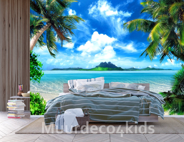 Strand behang Tropical beach XL