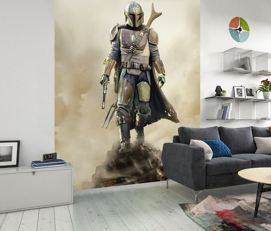 Star Wars the Mandalorian fotobehang Hunter