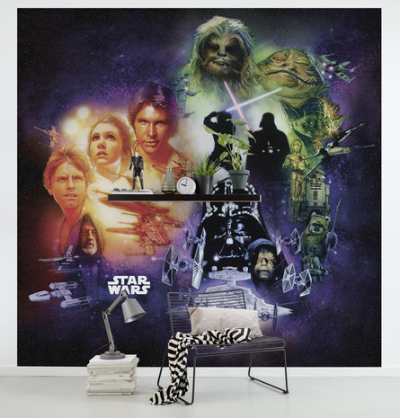 Star Wars Classic Poster fotobehang Collage