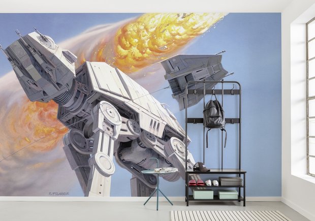 Star Wars fotobehang Battle of Hoth