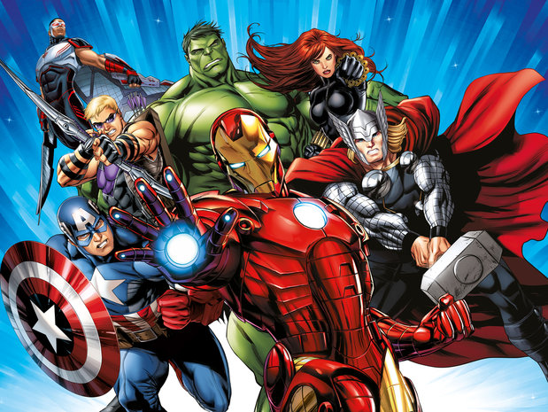 Avengers fotobehang Heroes XL