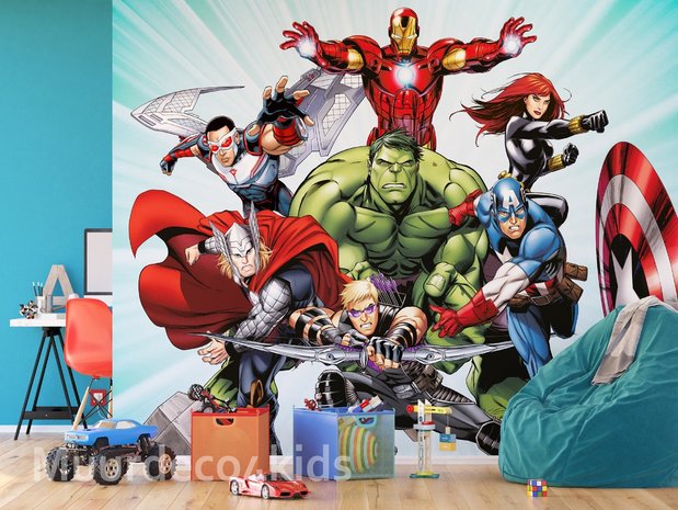 Avengers fotobehang Attack XL