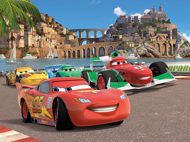 Disney Cars behang L - Italië