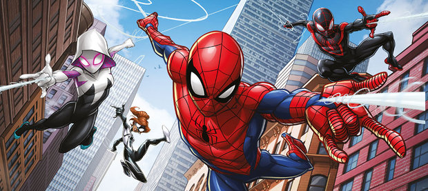 Spiderman behang poster Web Warriors