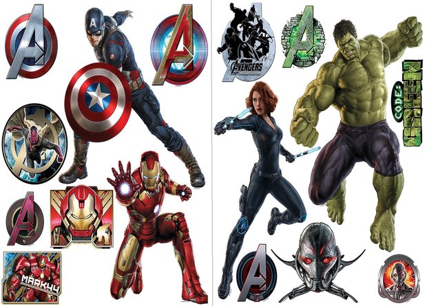 Avengers muurstickers