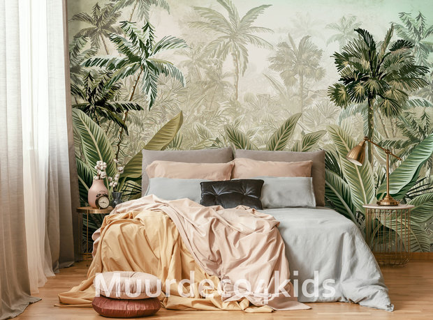 Botanisch behang Jungle