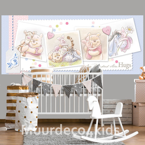 Winnie de Poeh behang poster babykamer