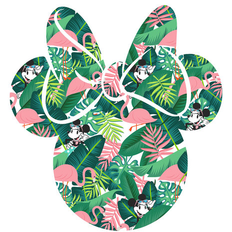 Minnie Mouse muursticker Tropical Head