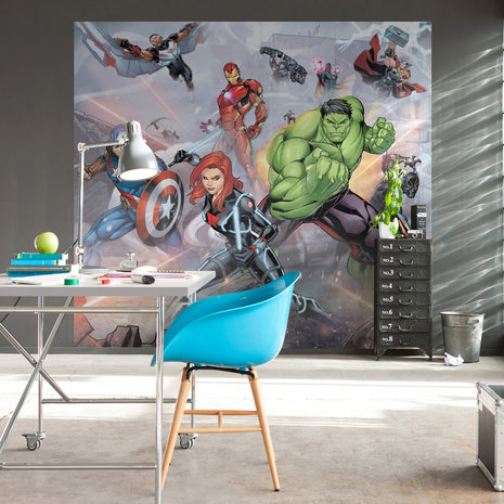 Avengers fotobehang Street Revenge