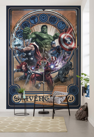 Avengers fotobehang Ornament