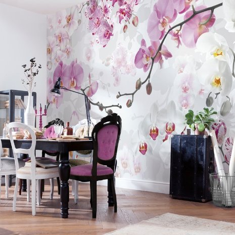 Orchidee behang Allure Komar