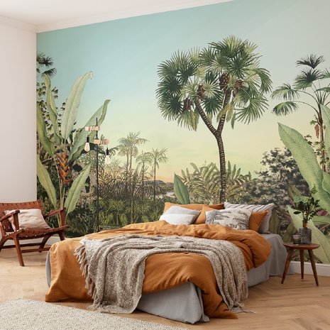 Botanisch behang Oasis