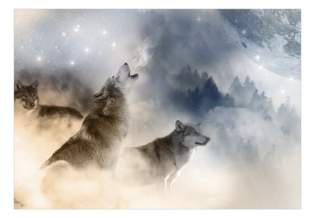Wolven fotobehang Pack of Wolves